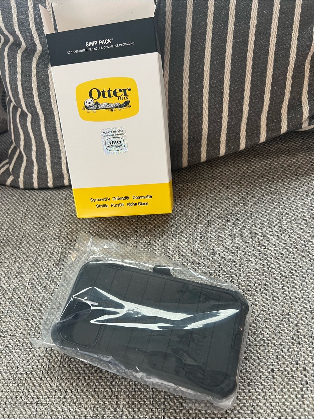 OtterBox Black Rugged Protective Phone Case For iPhone 13